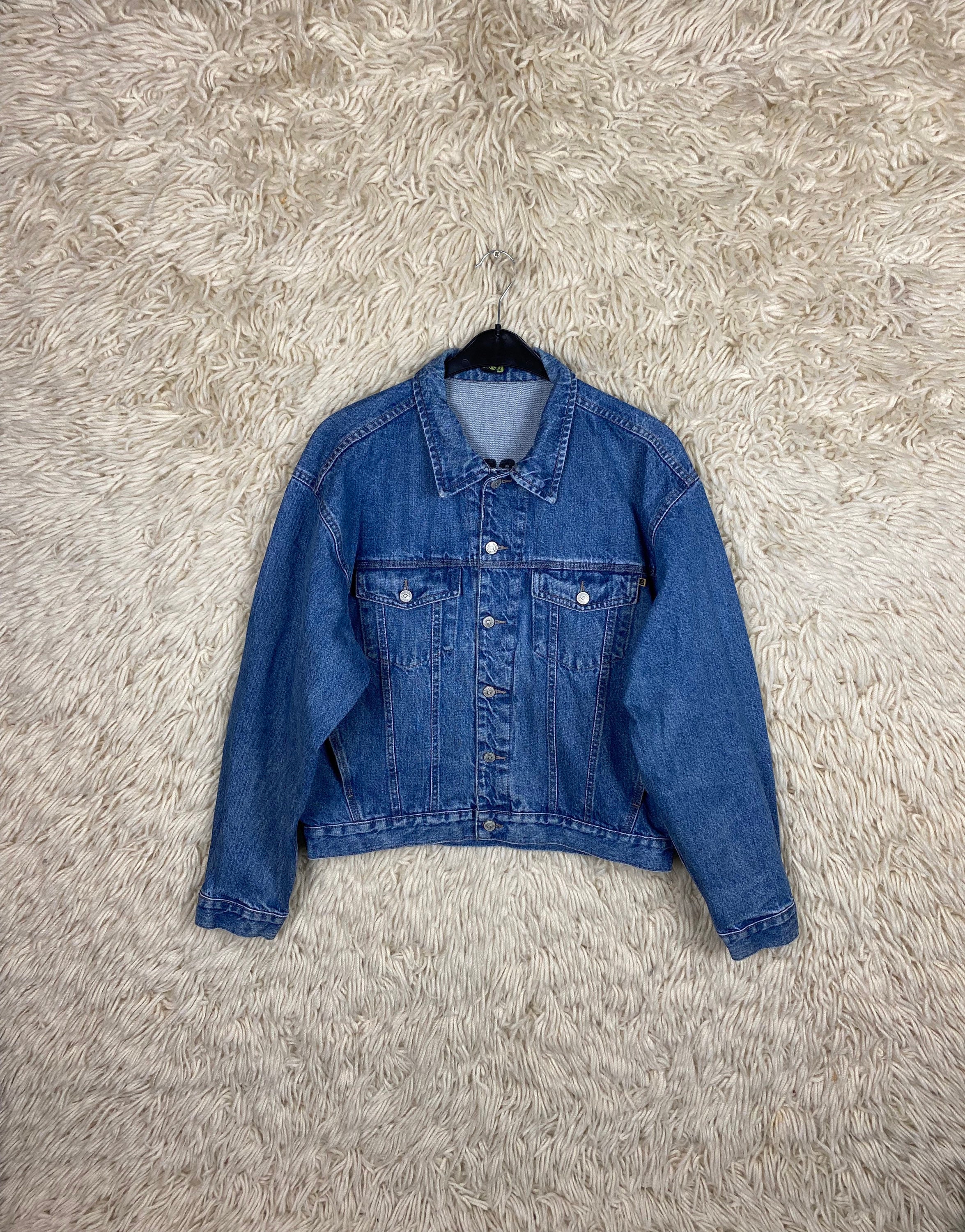 Vintage Size S - M Denim Jacket Jeansjacke Unisex Oversized 80s 