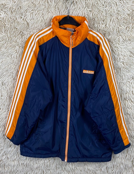 Vintage Adidas Jacket Size L (7) Lined Jacket Tra… - image 2