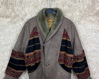 Vintage Navajo Bomberjacket Navajojacket Size S - M (52) Bomber 