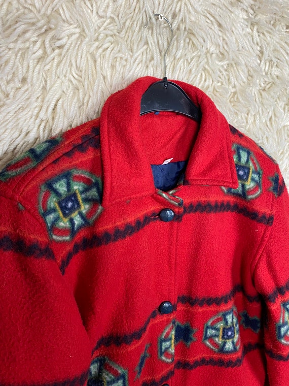 Vintage Size S - L Fleece Jacket Fleece Jacket Cr… - image 7