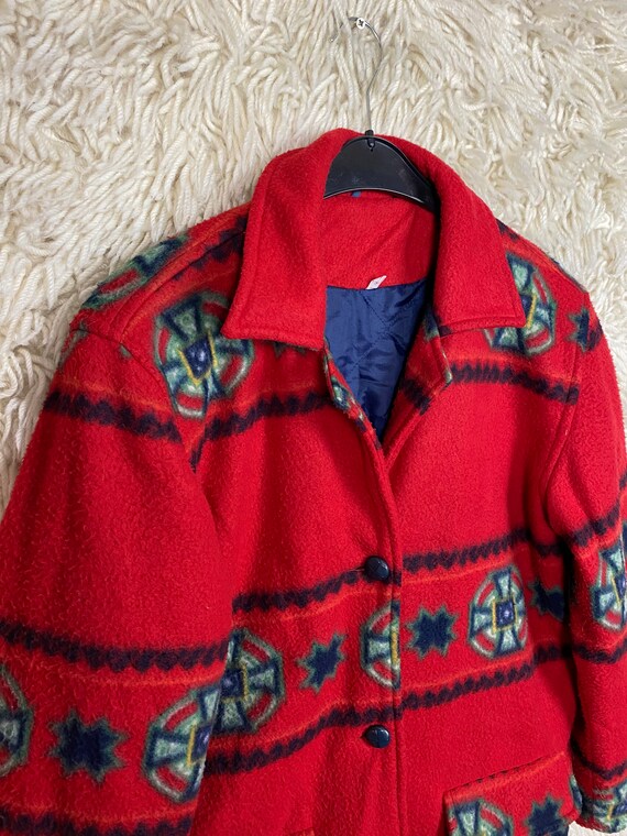 Vintage Size S - L Fleece Jacket Fleece Jacket Cr… - image 5