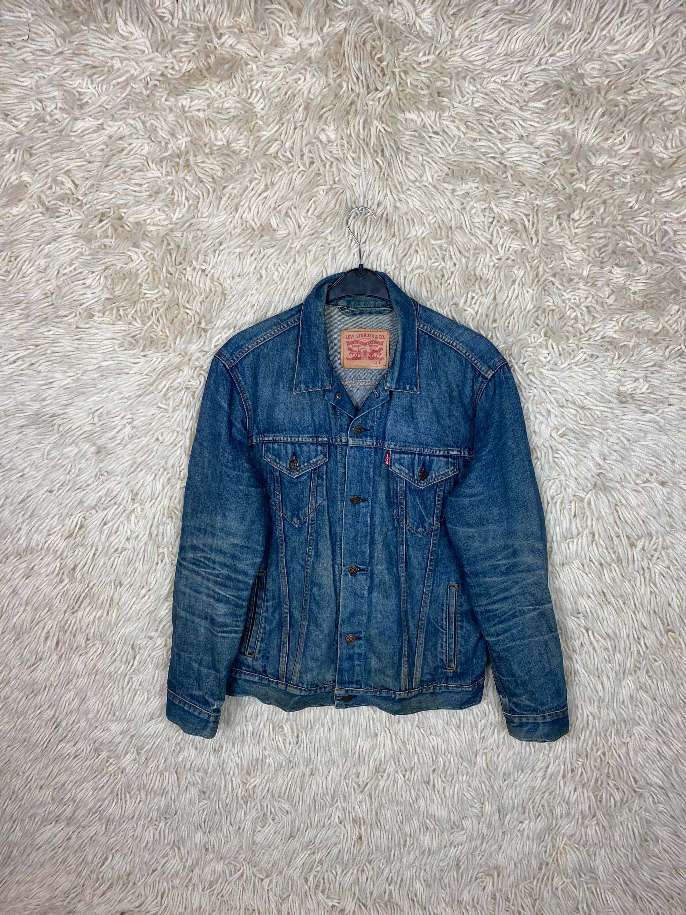 Levis denim 2024 jacket sleeve length