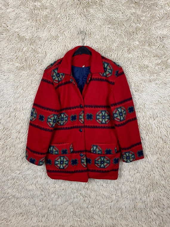Vintage Size S - L Fleece Jacket Fleece Jacket Cr… - image 1