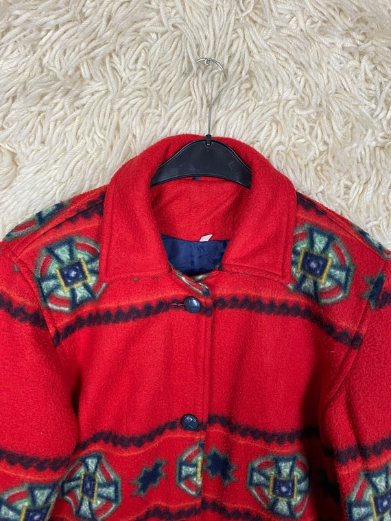 Vintage Size S - L Fleece Jacket Fleece Jacket Cr… - image 8