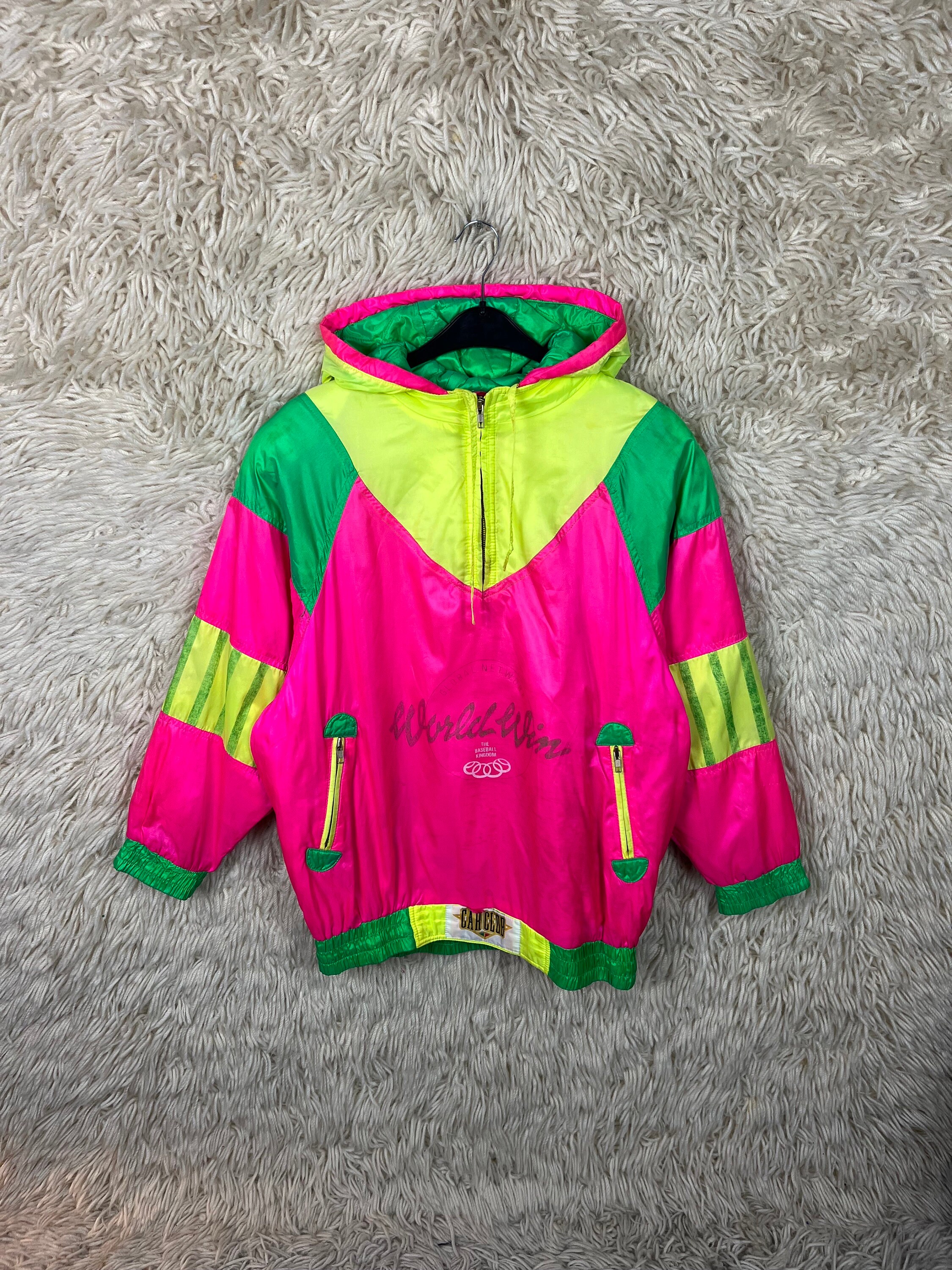 80s neon jacket Etsy France