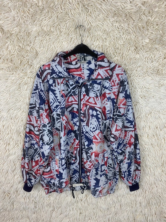 Vintage Women‘s Size M - XL Crazy Pattern Jacket … - image 3