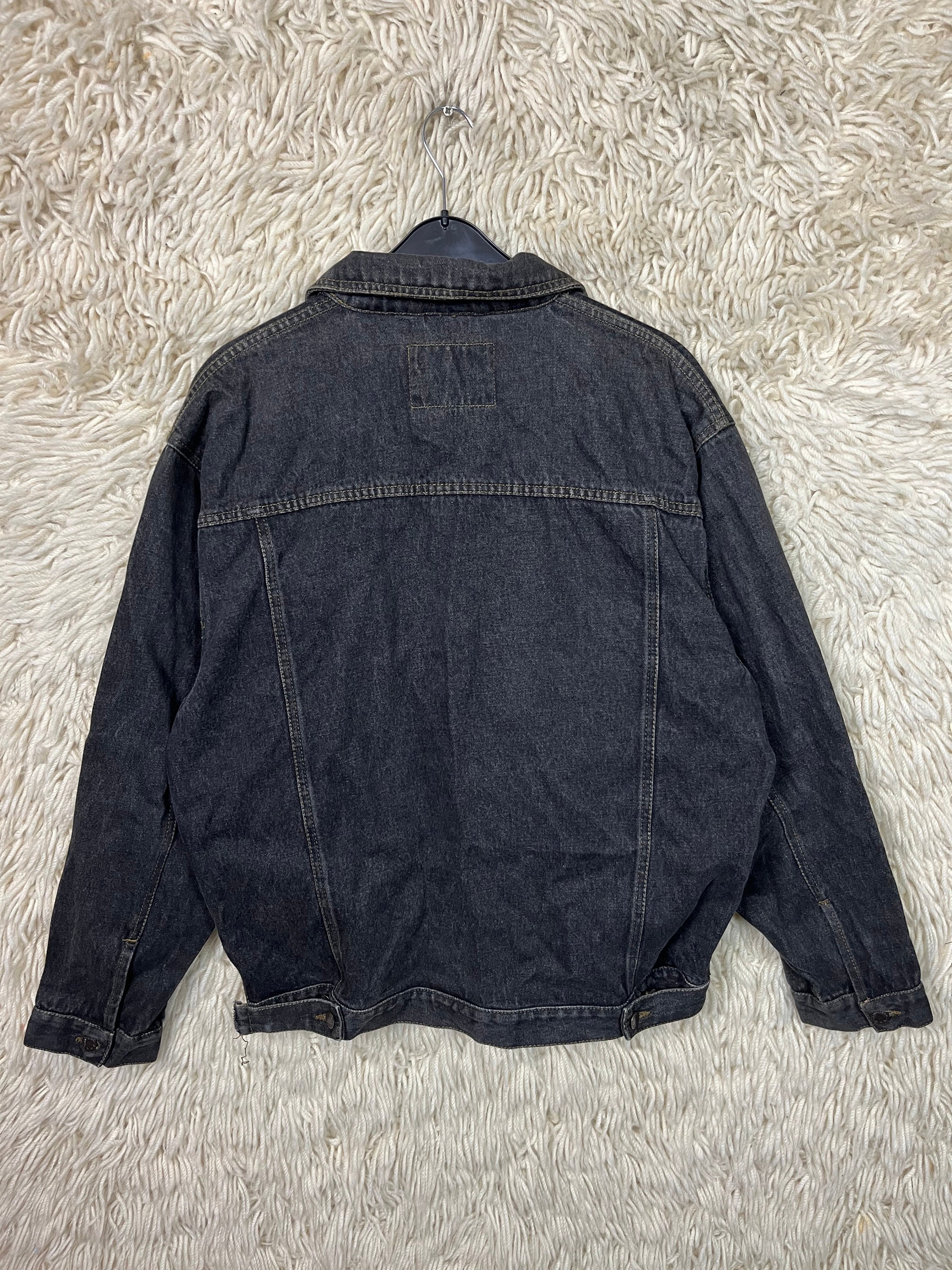 90'S EXPRESSIONS B-3 Type Denim Boa Jacket Men's M Vintage