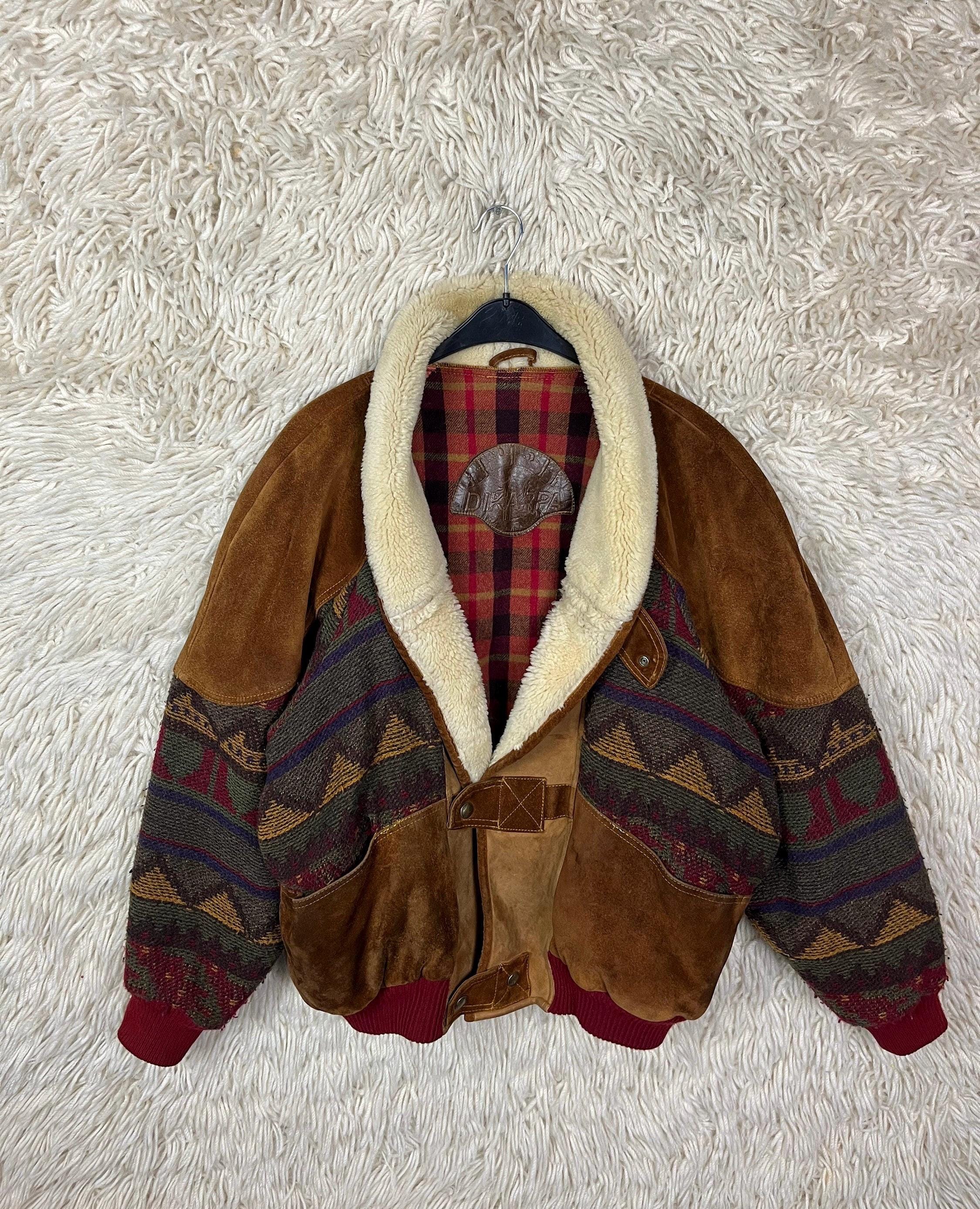 m*x様 90s dead Stock short wool bomber ja Deadstock Vintage 90s Streetwear Mens XL Southwestern Wool