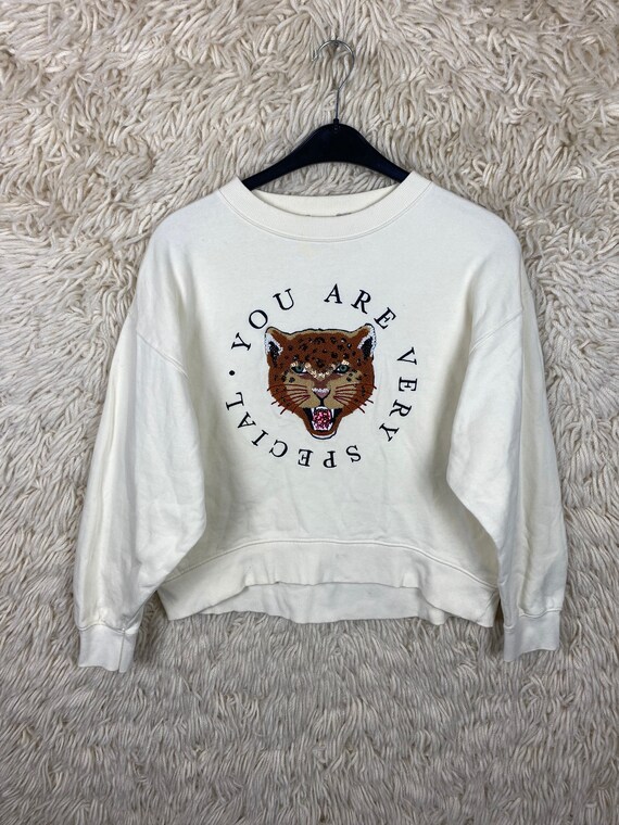 Vintage Size S - M Sweatshirt Sweater Sweater Emb… - image 2