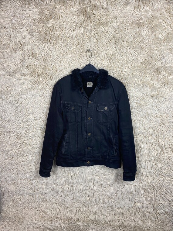 Lee black denim jacket cheap