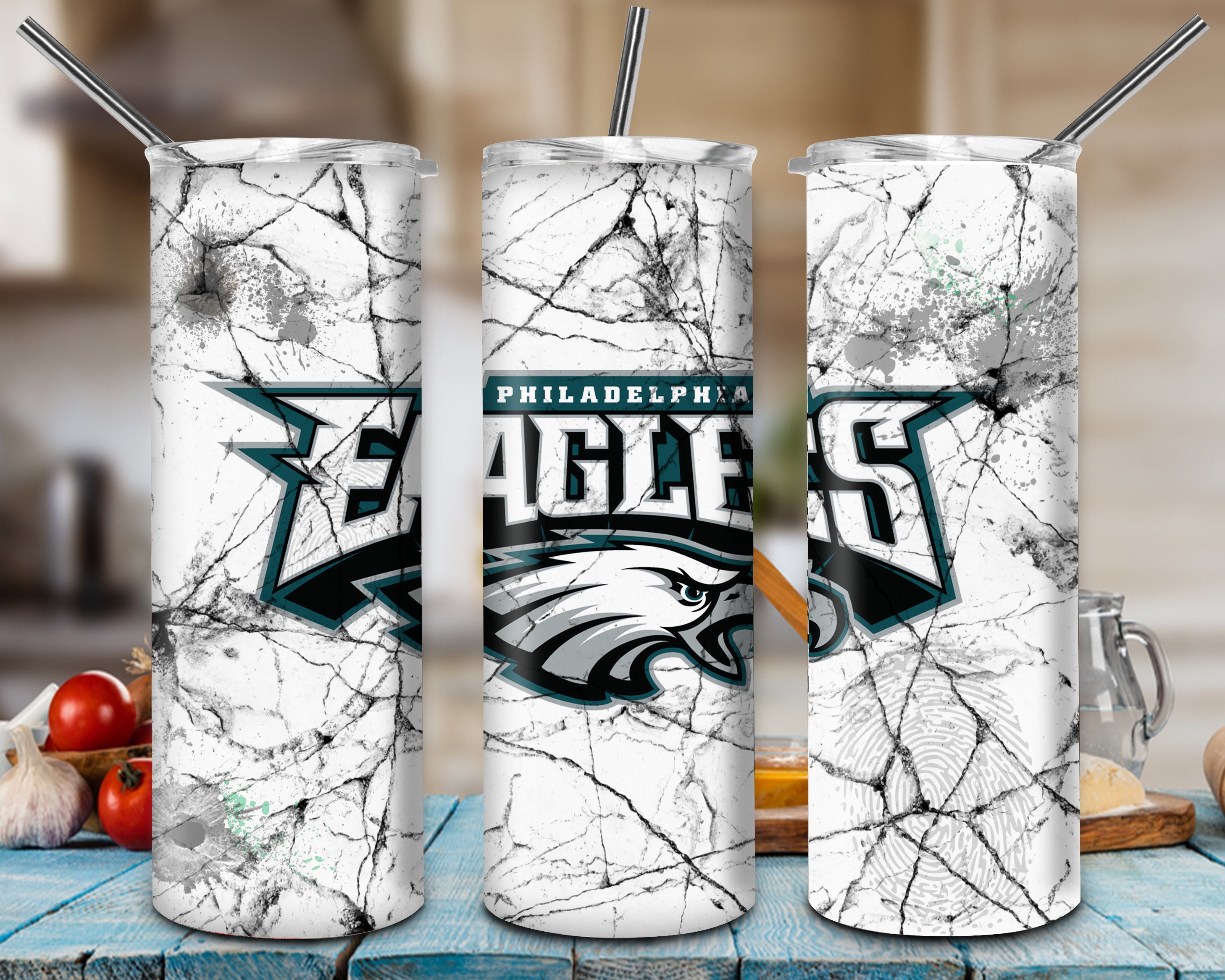 Philadelphia Eagles NFL Tumbler NFL Football Logo Team Png Etsy