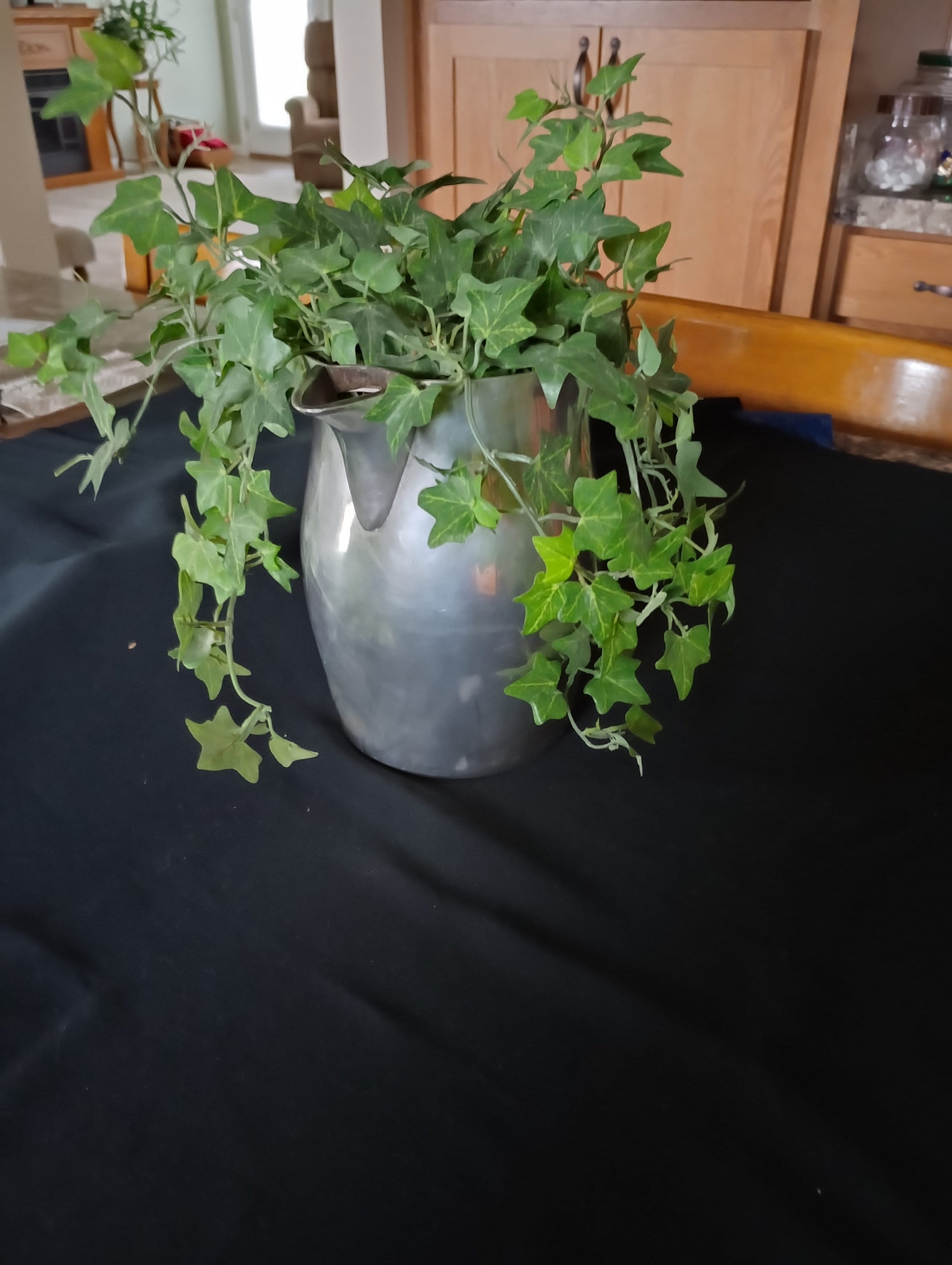 Vintage Silver On Copper Water Pitcher Etsy