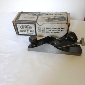 Vintage Dunlap Block Plane in Original Box, block plane