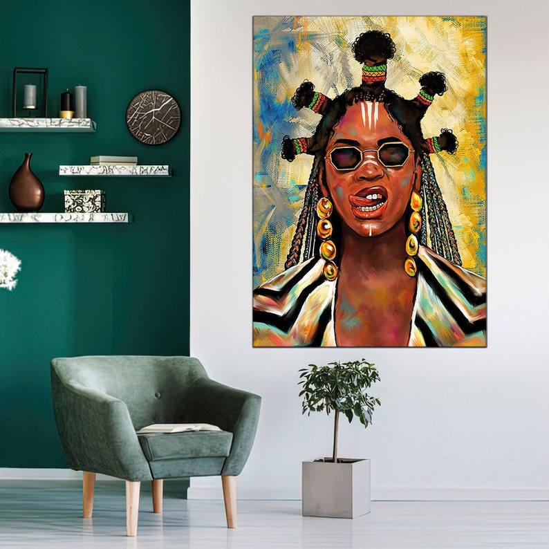 Beyonce Black Is King, Beyonce Canvas Art, Beyonce Canvas Wall Art