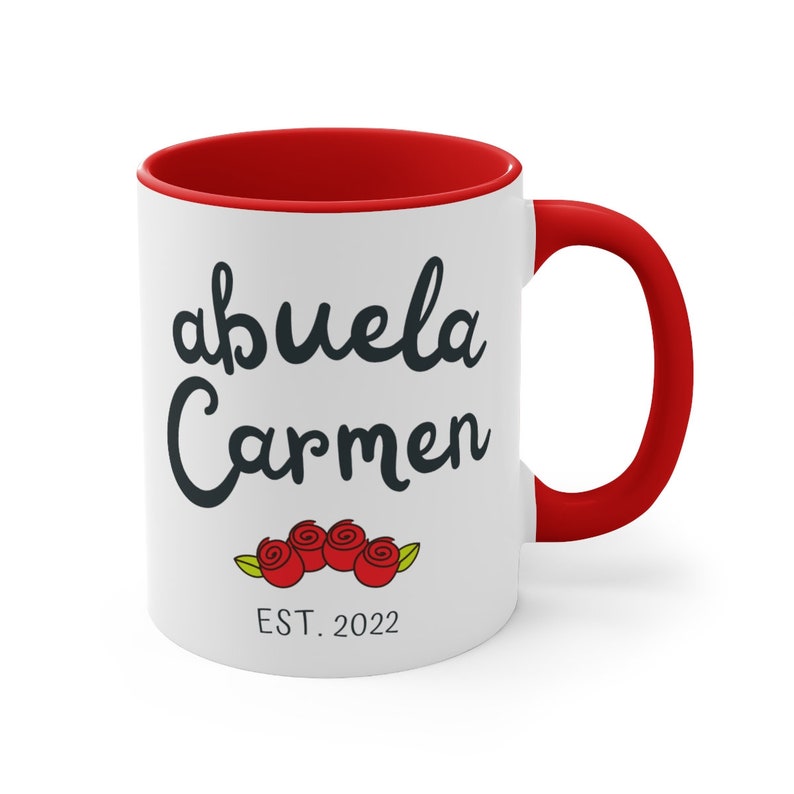Grandma Est. Coffee Mug Customized With Name & Date Custom Etsy