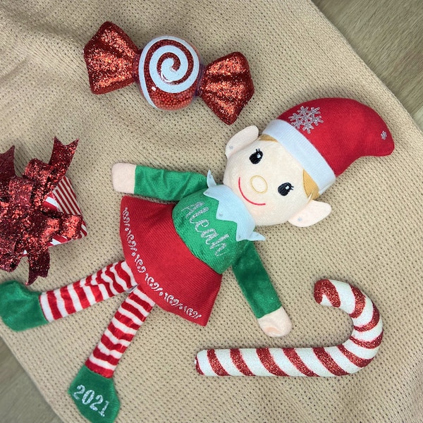 Personalizado My First Christmas Elf / Plush Christmas Elves 2022 // Boy Elf / Girl Elf / Christmas Gift /