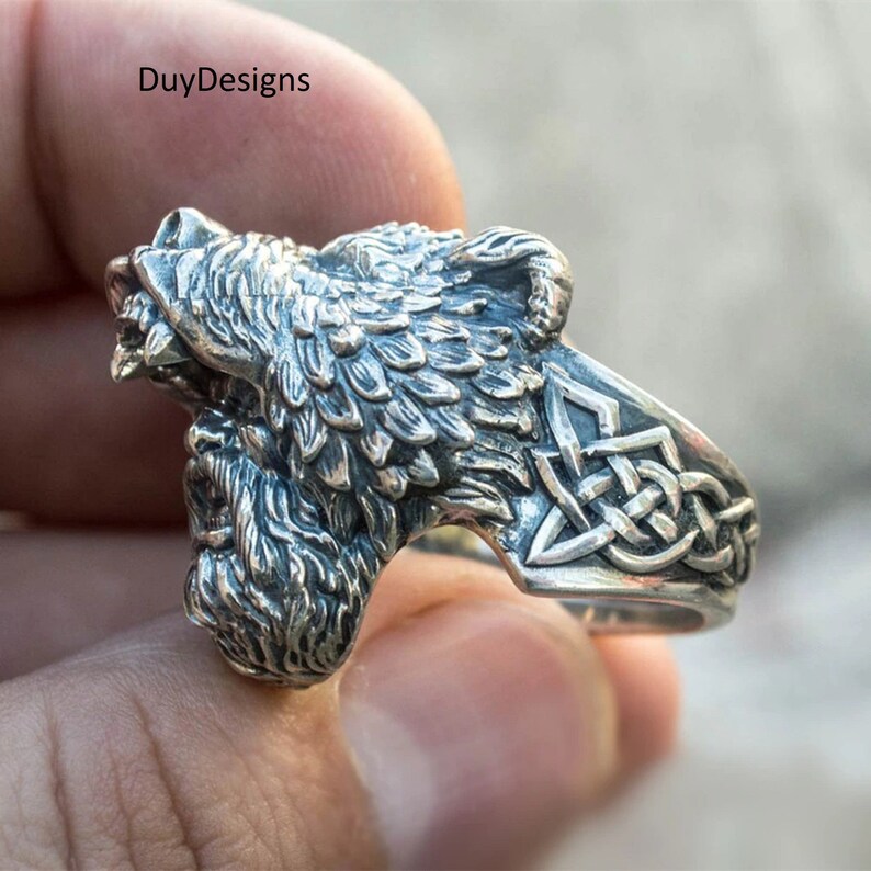 Bear Ring Ring for women. Bear Viking Viking Ring Men Viking Berserker Ring Viking Bear Warrior Ring Viking Ring Ring for men