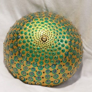 Mandala dot art, Mandala stone, garden decor