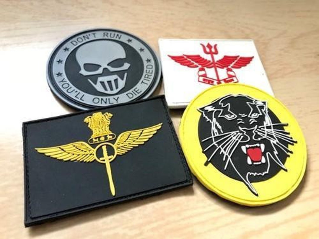 100 Custom PVC Patches Velcro Backed - Etsy