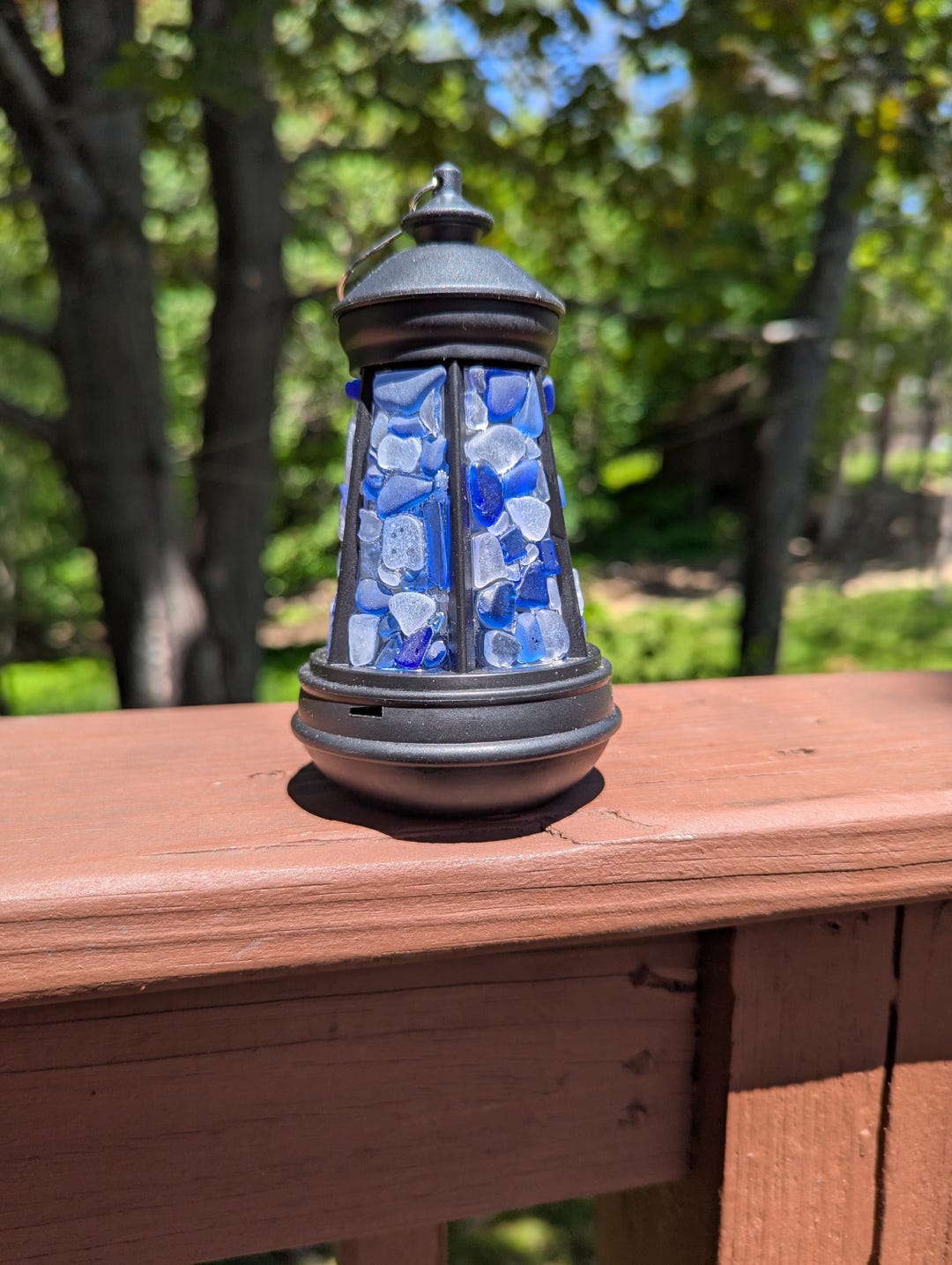 3Pcs Handmade Sea Glass Ornament, RRJ Handmade Sea Glass Ornament ...