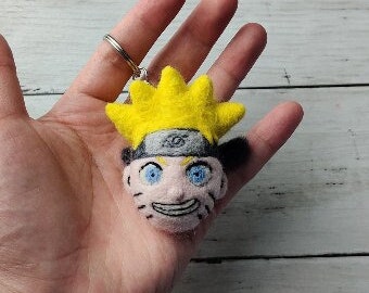 Naruto Needlefelt Keychain