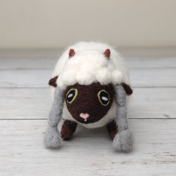 Wooloo Wool Sculpture 100 Handcrafted Pokemon Needle Felt Etsy