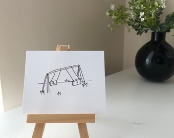 Mood Swings print/postcard/swingset/cute/kawaii