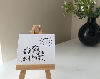 Pick Me Up/Flowers/Kawaii/Cute/Print/Postcard