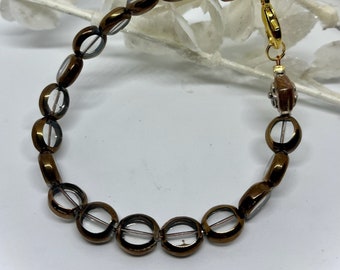 Copper & Glass Bracelet