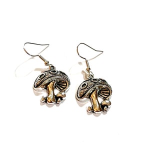 Mushroom earrings