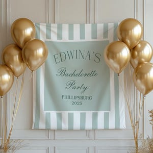 Personalized Coastal Bachelorette Tapestry, Beach Bach Banner, Coastal Party Decor, Toast on the Coast Party Banner, Custom Party Favors