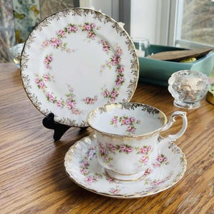 Royal Albert Dimity Rose Set - Etsy