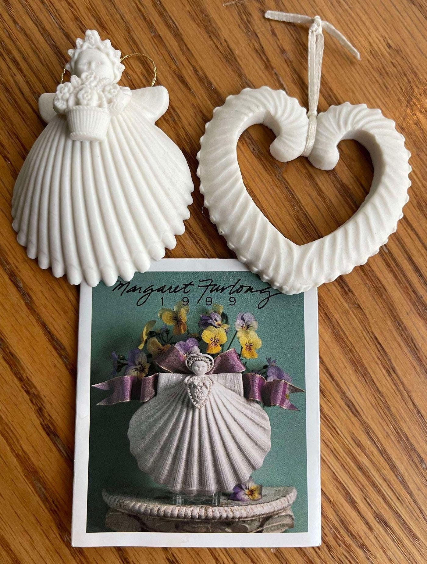 Porcelain Margaret Furlong Angel Ornaments - Etsy