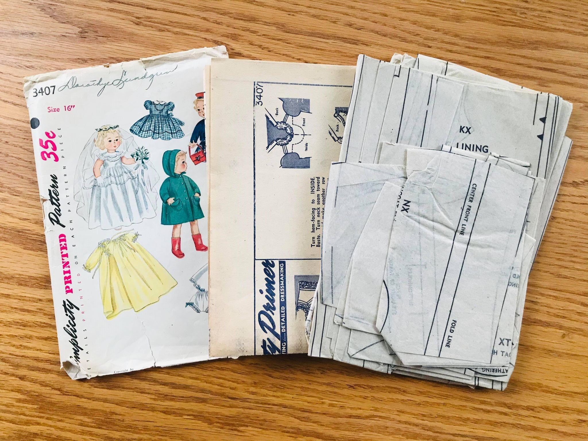 Vintage 1940s Simplicity 3407 Sewing Pattern: 16