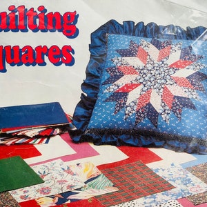Vintage Set of 50 Pre-Cut 8&quot; X 8&quot; Quilting Squares Crafting Various Colors/Designs Cotton Fabric Floral Gingham Southwest New in Package