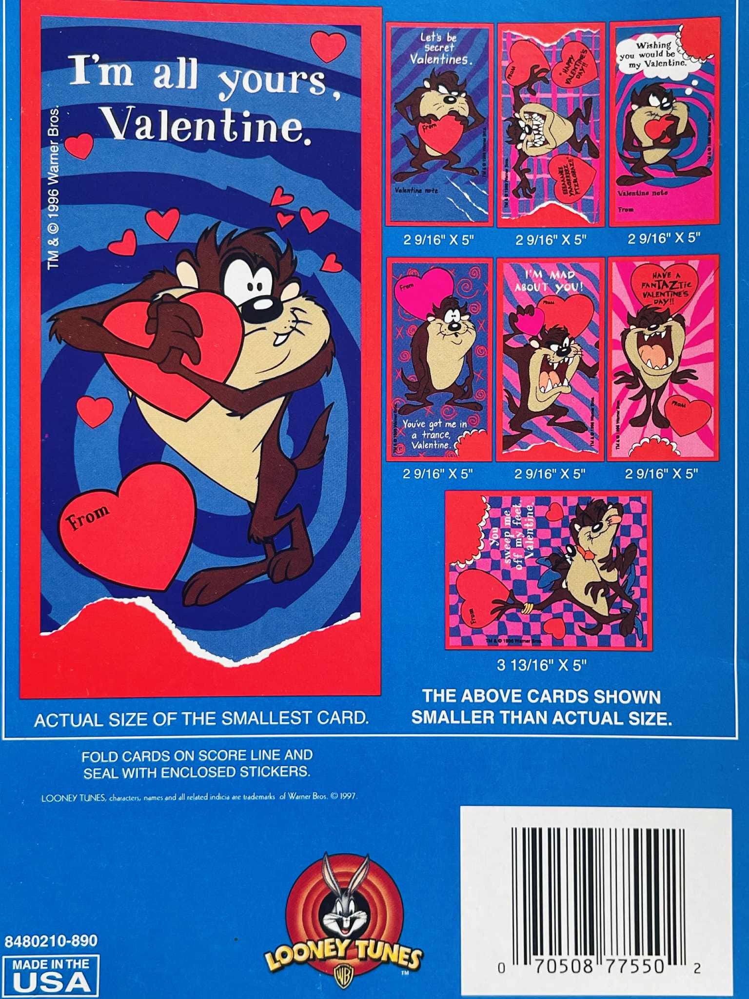 CRAVATE RACK PERSONNAGE de dessin animé Taz Tasmanian Devil Pizza
