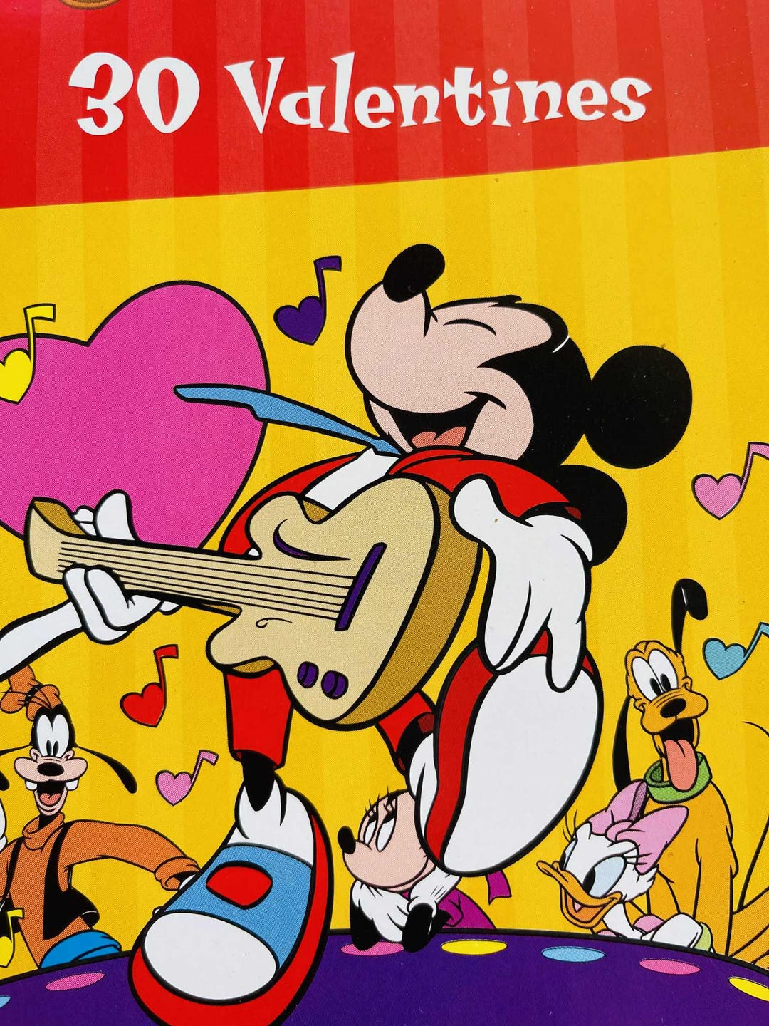 Vintage 90's Rockin Mickey Mouse Mikey for Kids 30 Valentines Day Cards ...