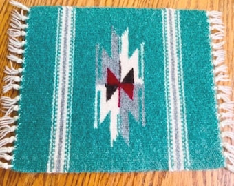 Handwoven Wool Textile Home Decor or Wall Hanging