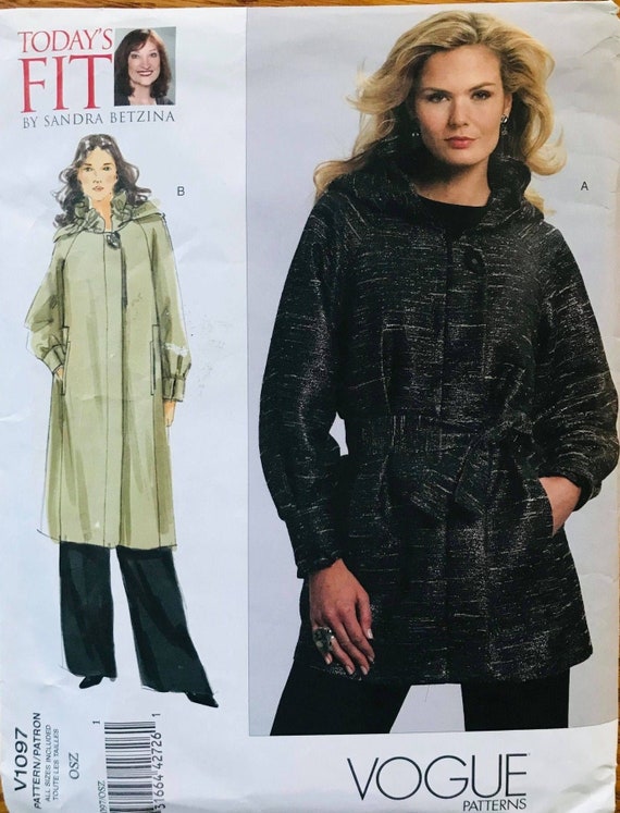 Vogue Uncut Sewing Pattern V1097 Women's Size 32 Bust - Etsy