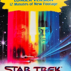 Vintage 1979 NEW Sealed Star Trek The Motion Picture Special Longer Version Movie VHS Tape Captain Kirk Spock