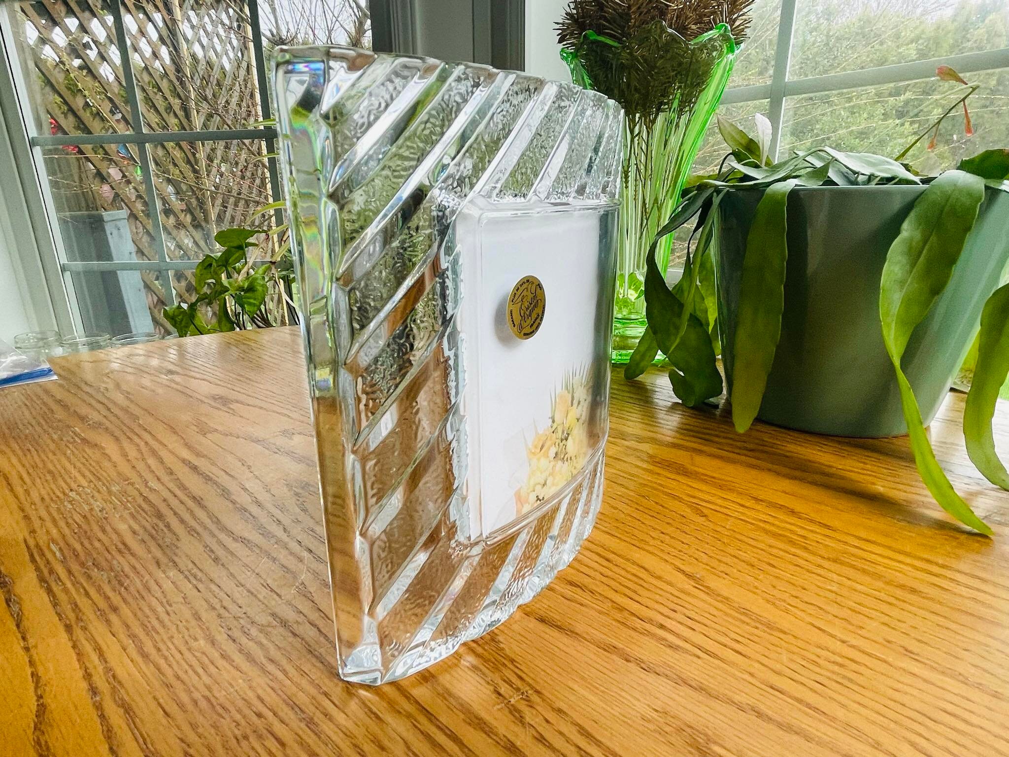 Vintage Cristal D'arques France 24% Lead Crystal Clear