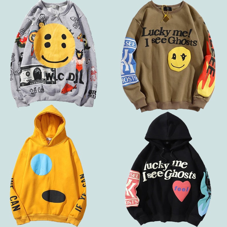 kanye west sweatshirt lucky me