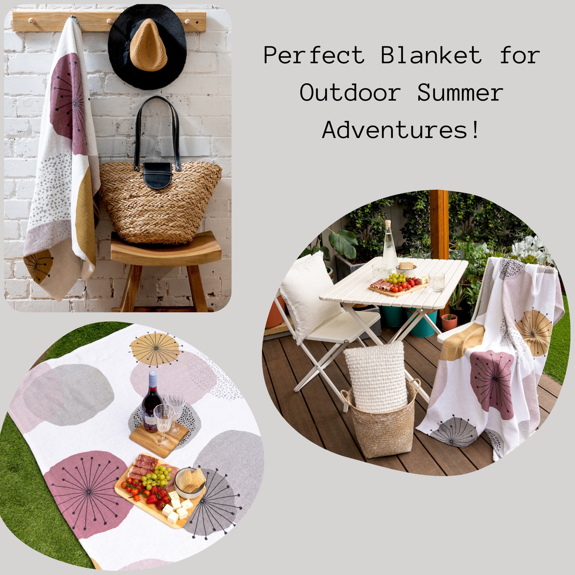 Lightweight Summer Throw Blanket for Couch Chair or Bed Etsy