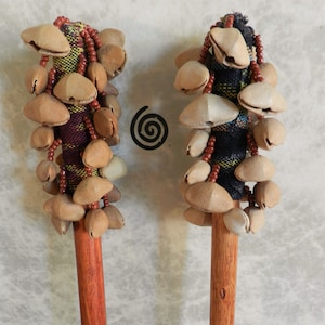 Nutshaker, shamanic tool, maracas, rattle, shamanic instrument