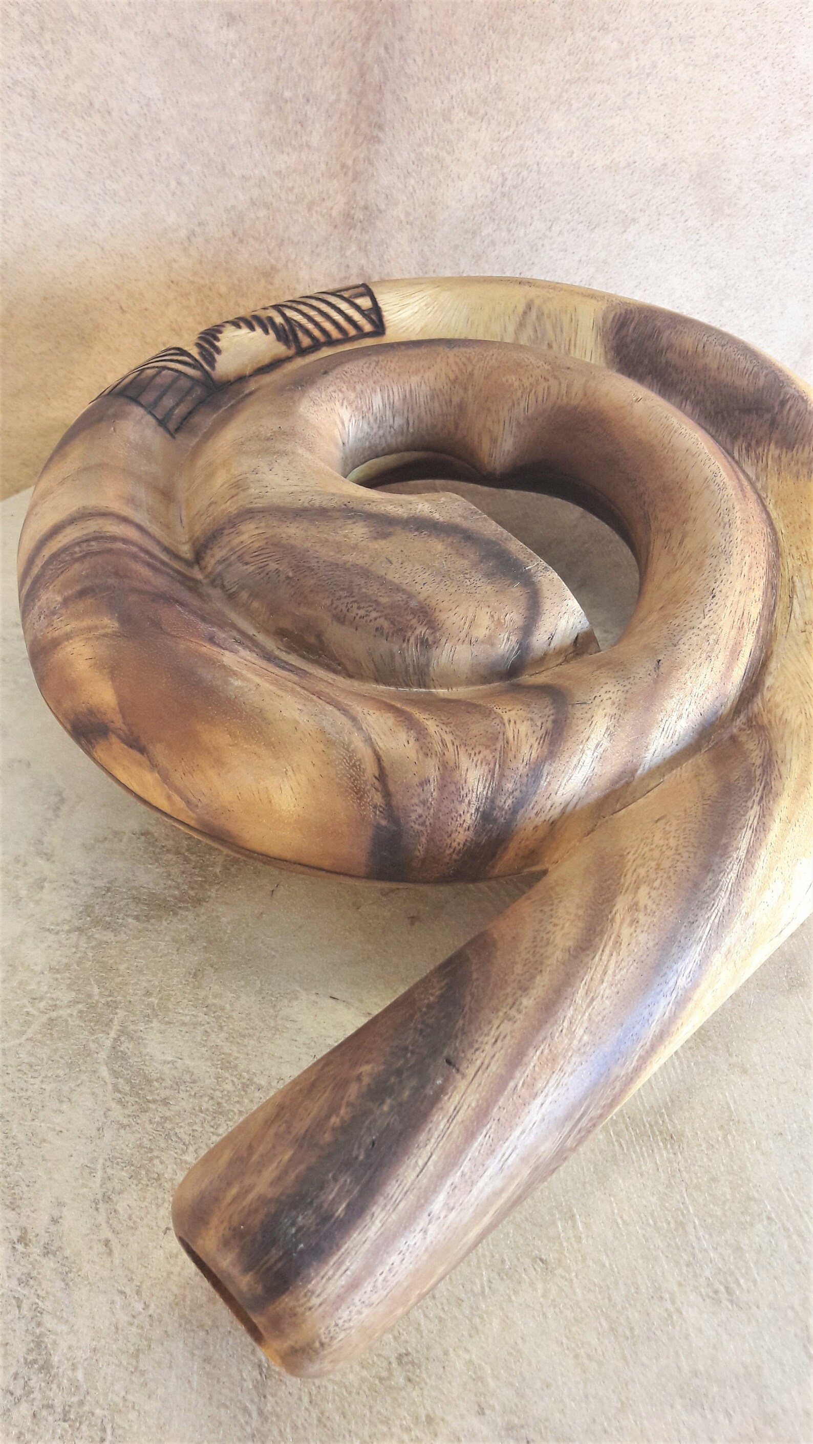 SpiralDidgeridoo DidgeridooHorn Klangspirale aus Etsy.de