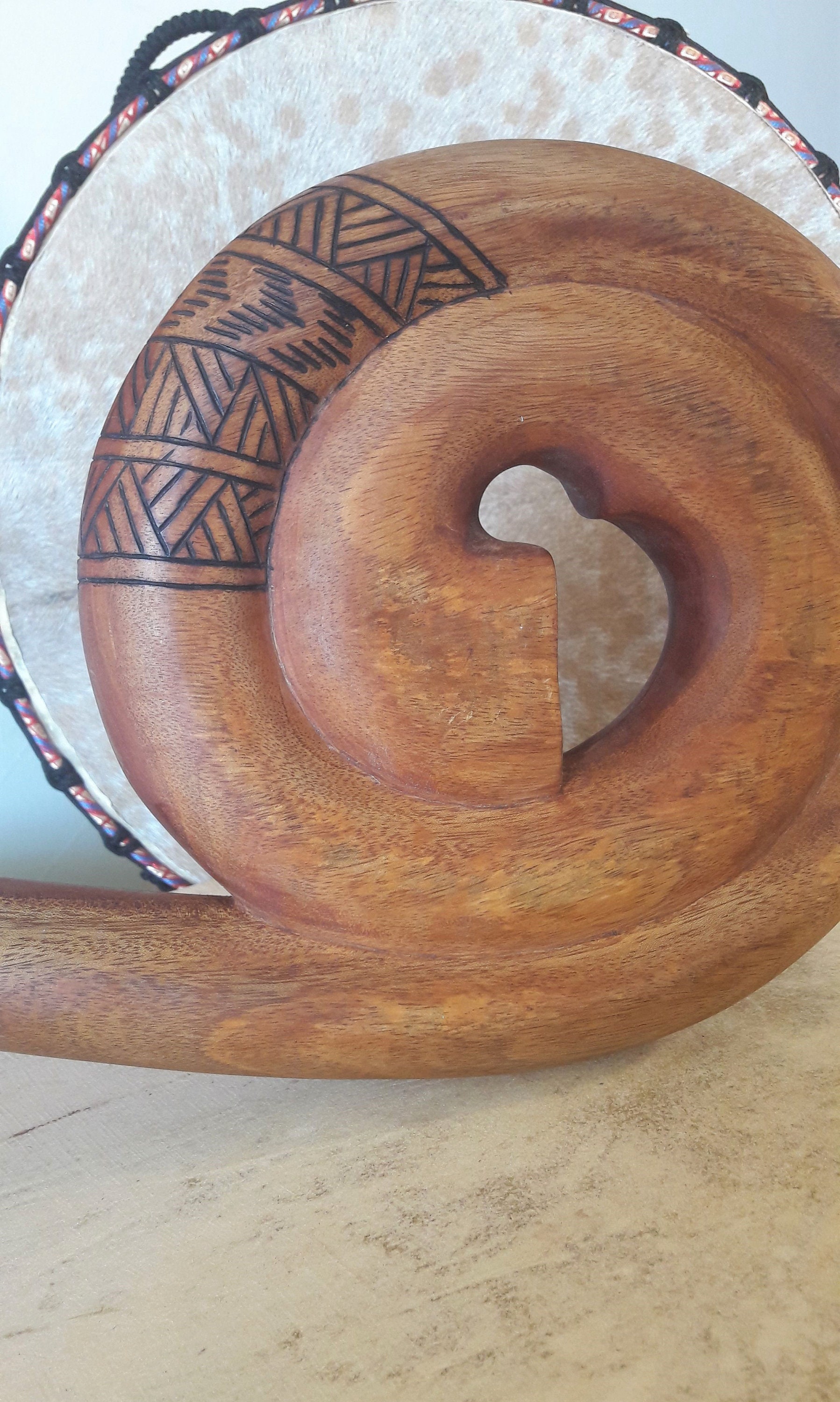 SpiralDidgeridoo DidgeridooHorn Klangspirale Etsy