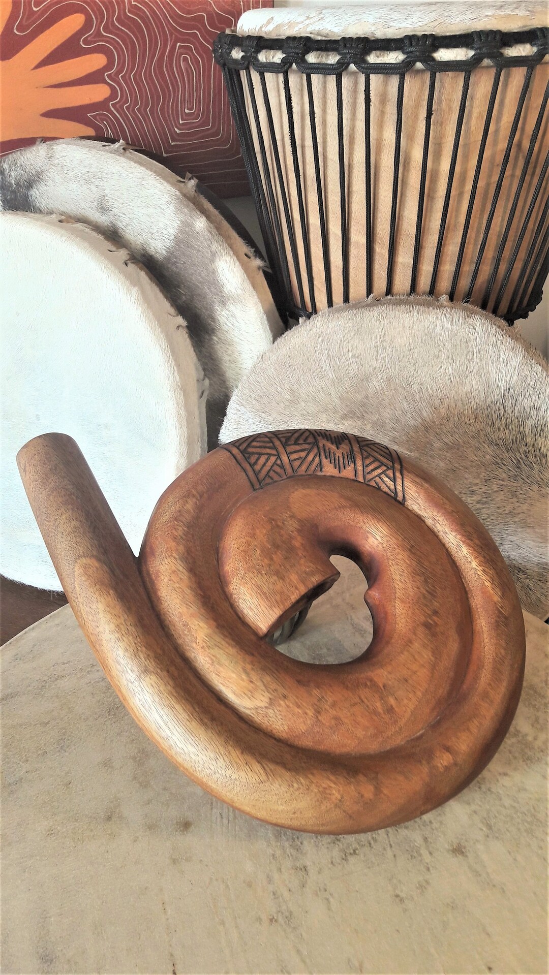 Spiral Didgeridoo Didgeridoo Horn Sound Spiral Made of Etsy