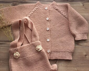 organic baby cardigan