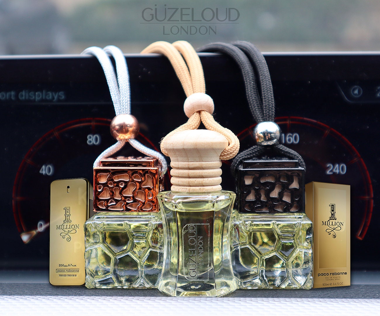 Car Air Freshener 1 Million For Him Luxury Oud Diffuser Etsy