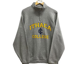 ぽ*こ様 90s College logo half zip sweat shi ぽ*こ様 90s College logo half zip sweat shi - メルカリ